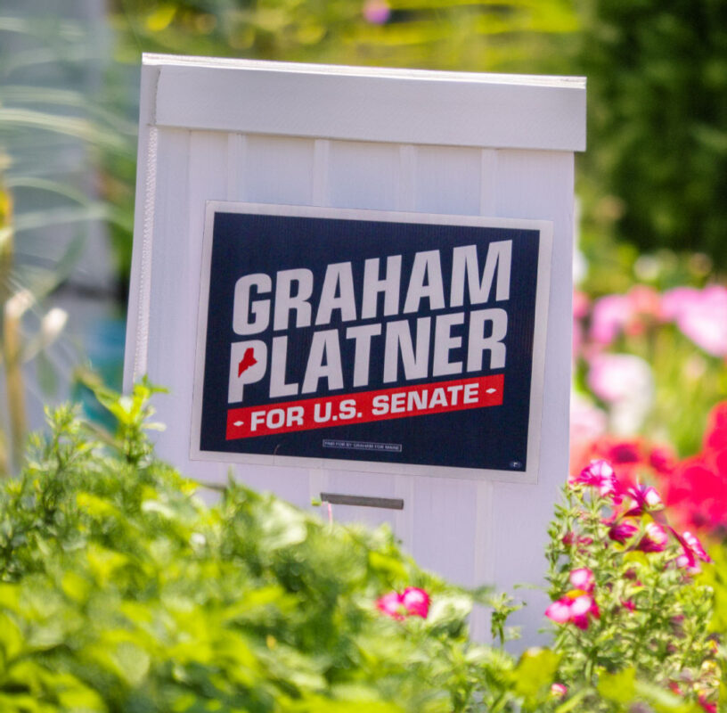 Graham Platner 2026 Yard Sign