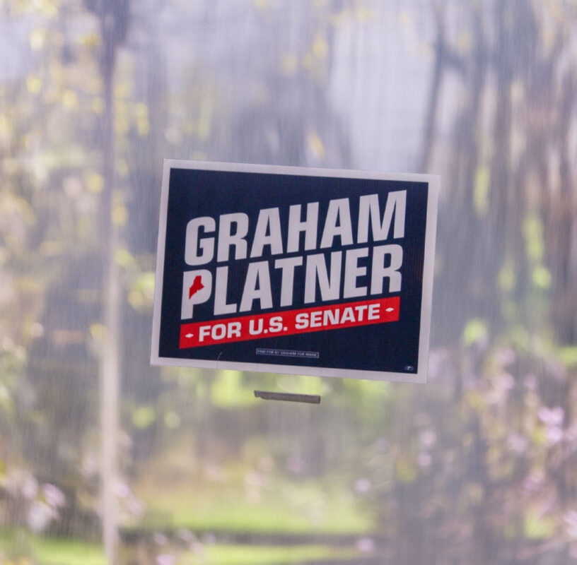 Graham Platner 2026 Yard Sign