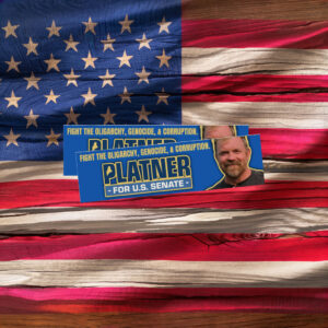 Graham Platner Senate 2026 Bumper Sticker