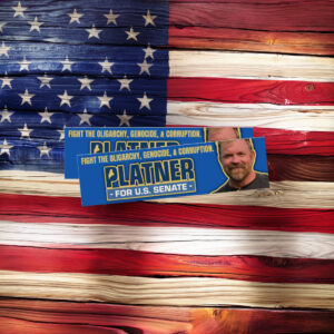 Graham Platner Senate 2026 Bumper Sticker