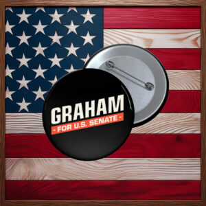 Graham Platner Senate 2026 Logo Button