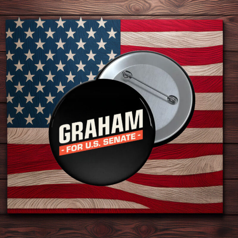 Graham Platner Senate 2026 Logo Button