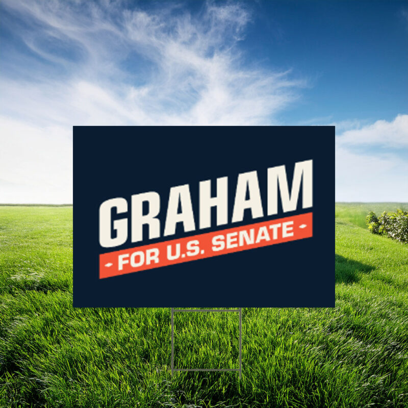 Graham Platner Senate 2026 Logo Yard Sign