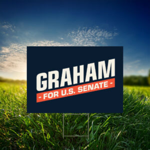 Graham Platner Senate 2026 Logo Yard Sign