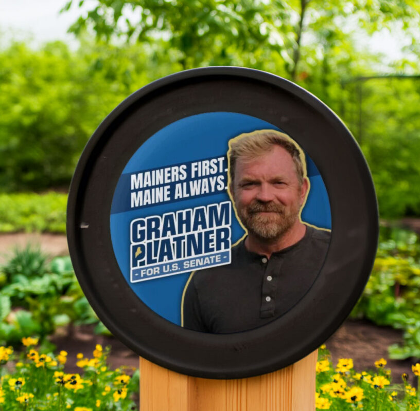 Graham Platner Senate 2026 Pin Buttons