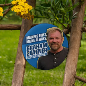 Graham Platner Senate 2026 Pin Buttons