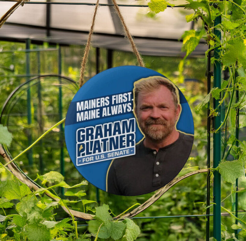 Graham Platner Senate 2026 Pin Buttons