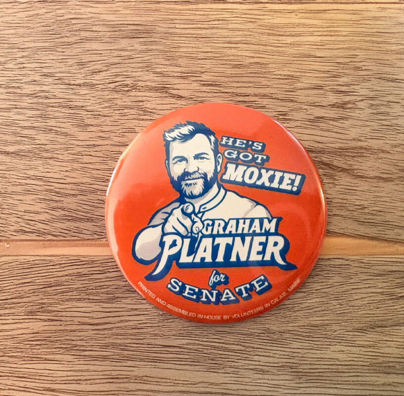 Graham Platner Senate Campaign Button