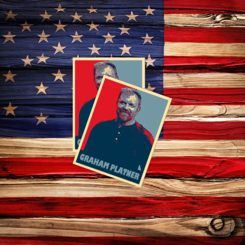 Graham Platner Sticker