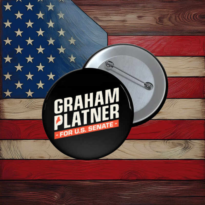 Graham Platner U.S. Senate Logo Button