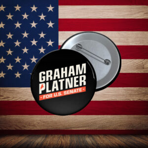 Graham Platner U.S. Senate Logo Button