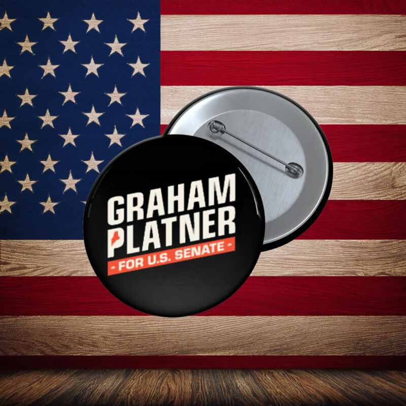 Graham Platner U.S. Senate Logo Button