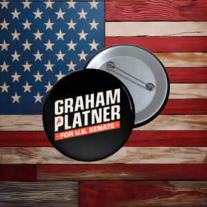 Graham Platner U.S. Senate Logo Button