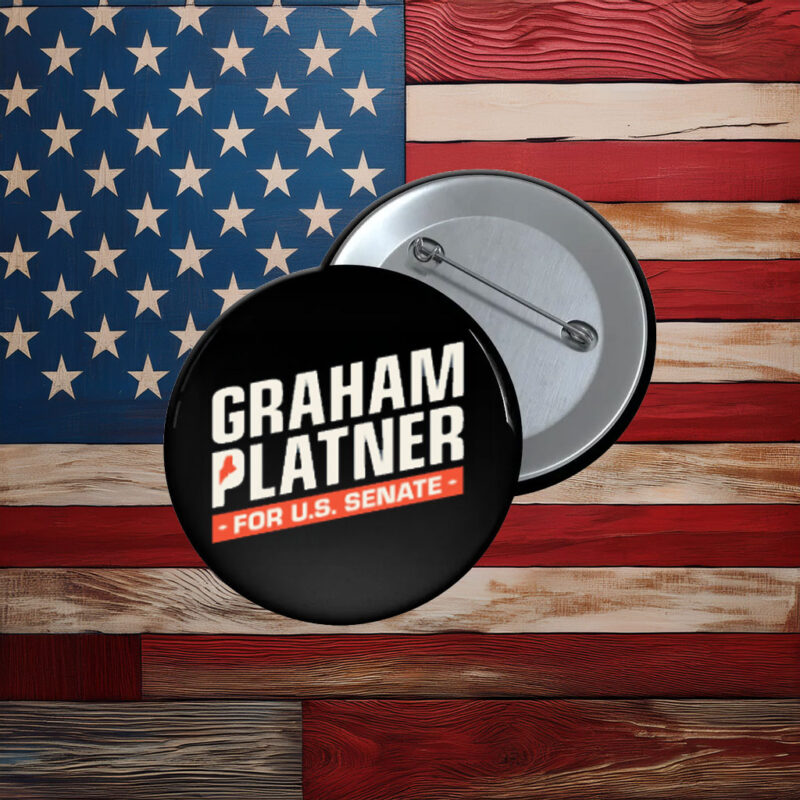 Graham Platner U.S. Senate Logo Button
