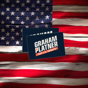 Graham Platner U.S. Senate Logo Sticker