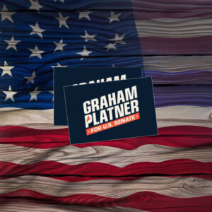 Graham Platner U.S. Senate Logo Sticker
