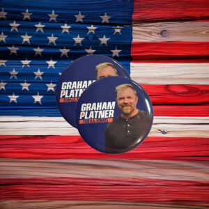 Graham Platner U.S. Senate Maine 2026 Pin Button