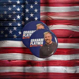 Graham Platner U.S. Senate Maine 2026 Pin Button