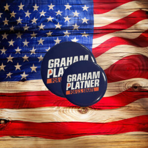 Graham Platner U.S. Senate Maine 2026 Pin