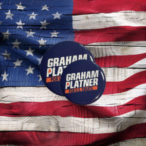 Graham Platner U.S. Senate Maine 2026 Pin