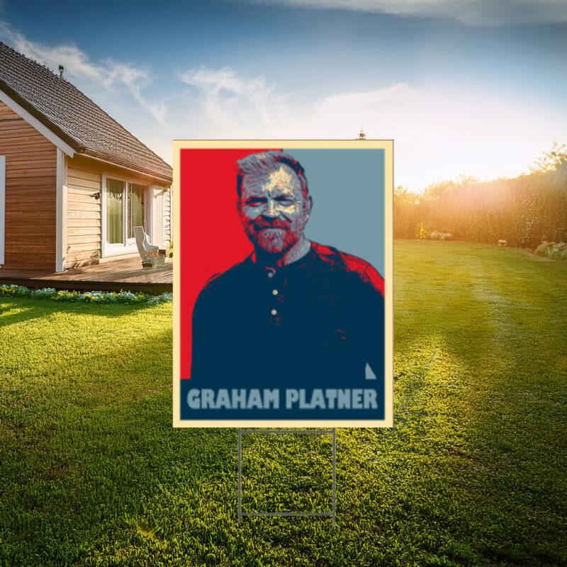 Graham Platner Yard Sign