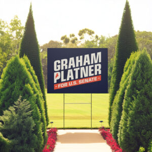 Graham Platner for Senate 2026 Yard Sign