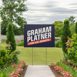 Graham Platner for Senate 2026 Yard Sign