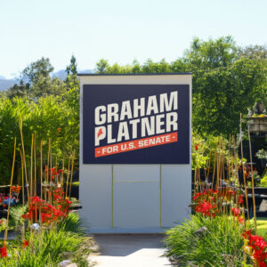 Graham Platner for Senate 2026 Yard Sign