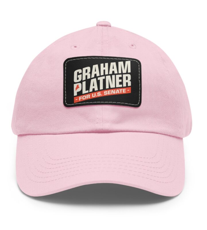 Graham Platner for Senate Dad Hat with Leather Patch