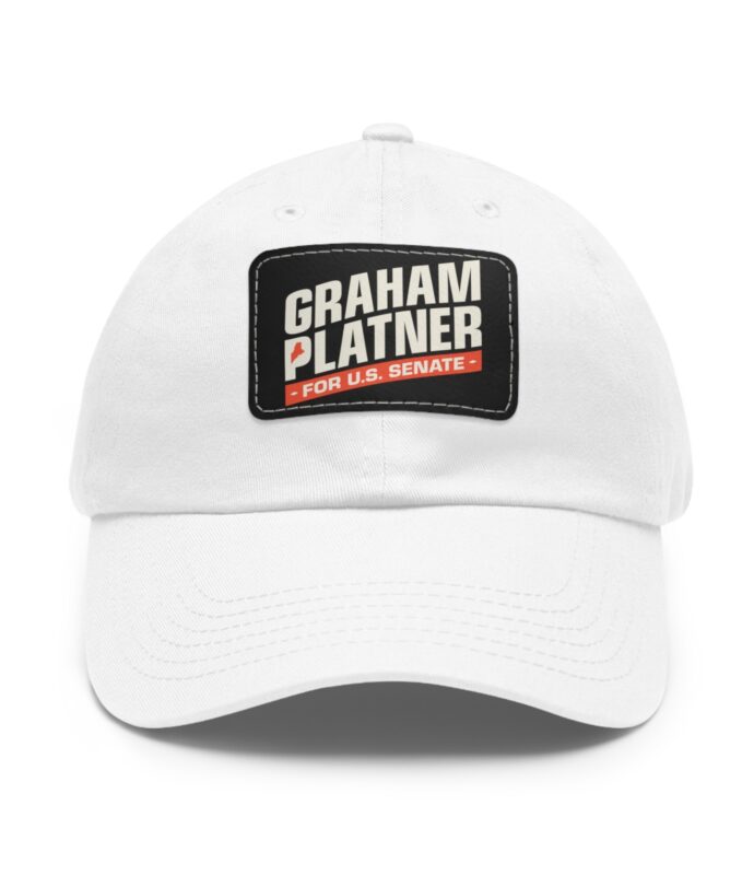 Graham Platner for Senate Dad Hat with Leather Patch