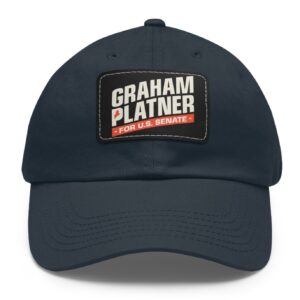 Graham Platner for Senate Dad Hat with Leather Patch