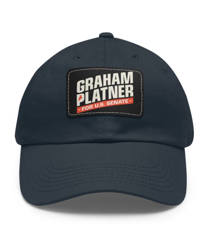 Graham Platner for Senate Dad Hat with Leather Patch