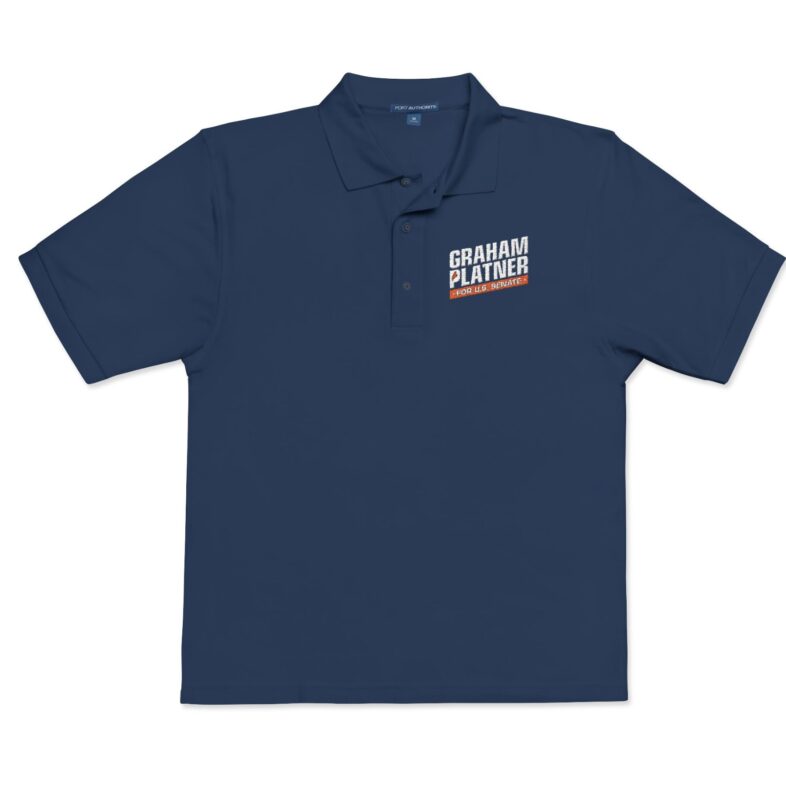Graham Platner for Senate Embroidered Polo