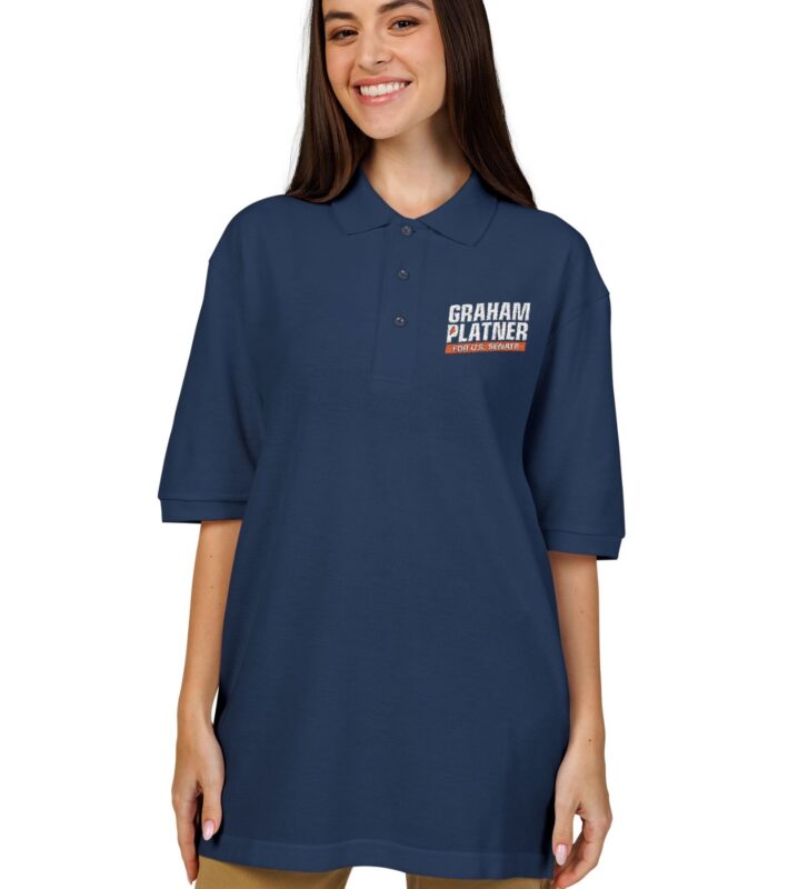 Graham Platner for Senate Embroidered Polo
