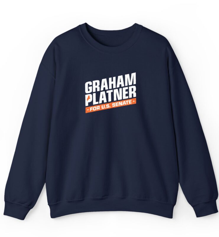 Graham Platner for Senate Embroidered Sweatshirt