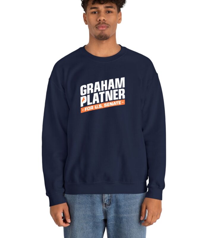 Graham Platner for Senate Embroidered Sweatshirt