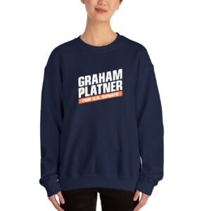 Graham Platner for Senate Embroidered Sweatshirt