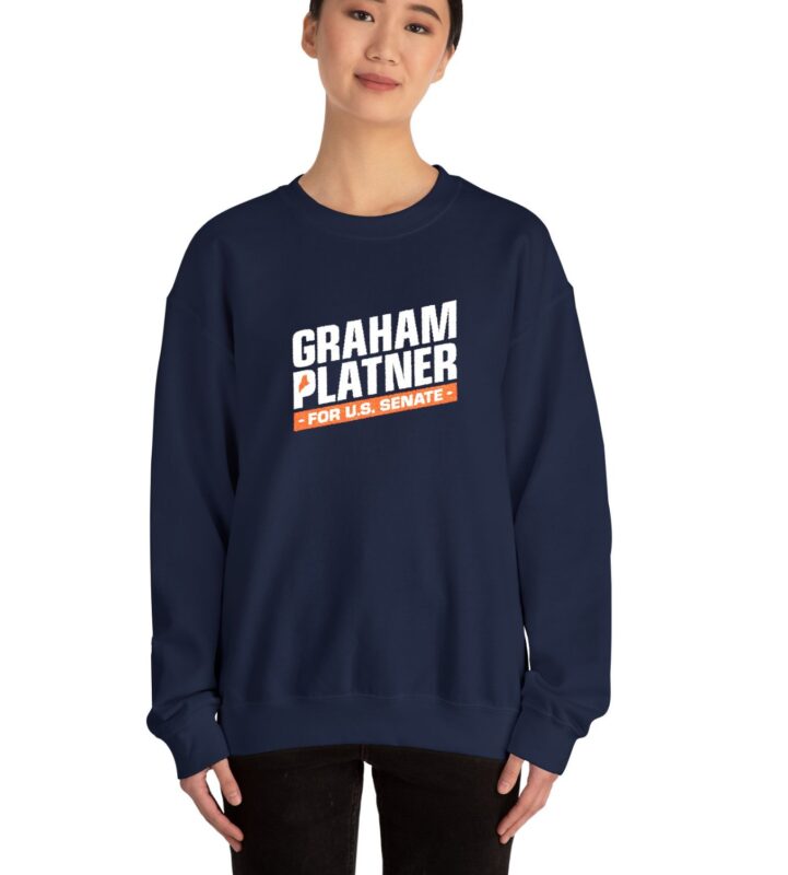 Graham Platner for Senate Embroidered Sweatshirt