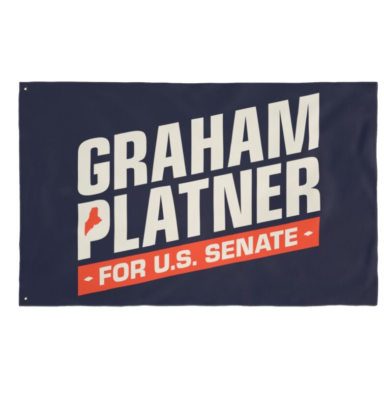 Graham Platner for Senate Flag