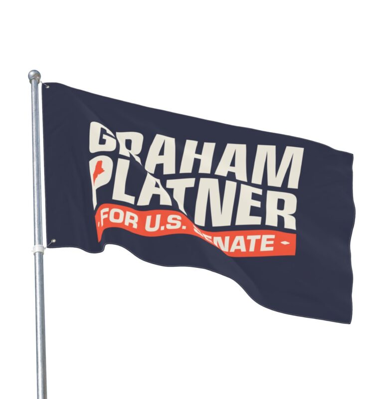 Graham Platner for Senate Flag