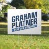 Graham Platner for Senate Logo Yard Sign