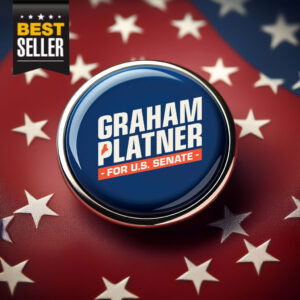 Graham Platner for Senate Pin Button
