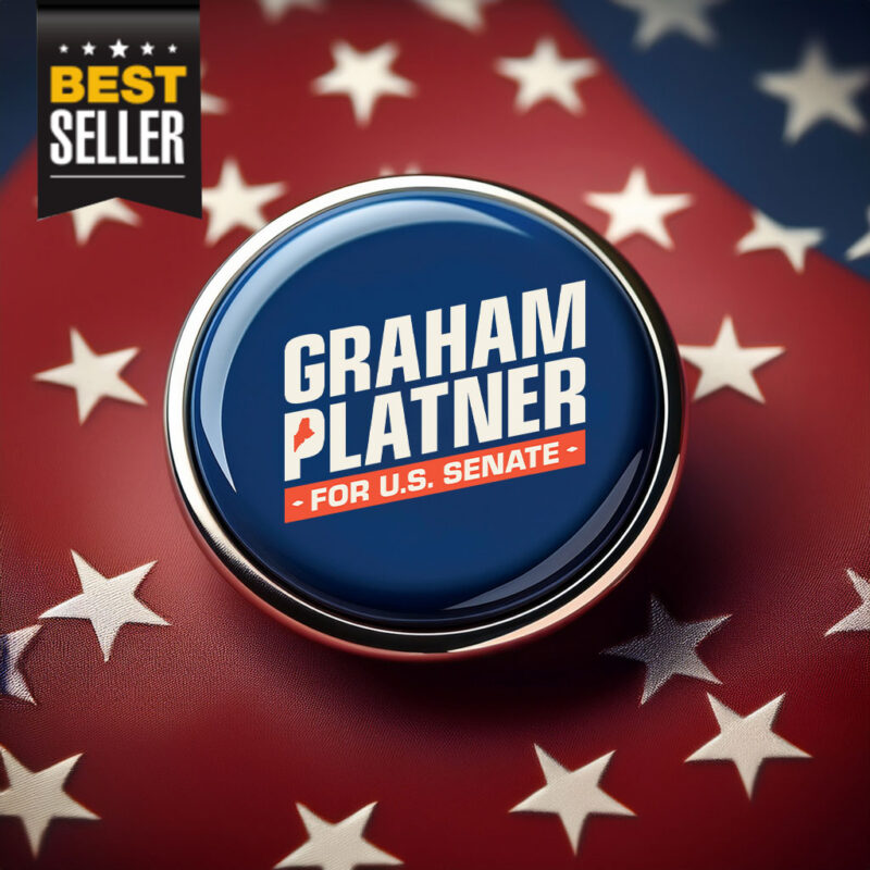 Graham Platner for Senate Pin Button
