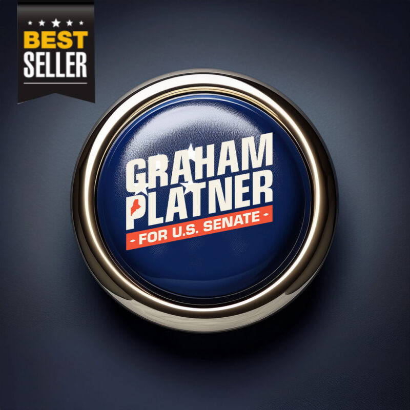 Graham Platner for Senate Pin Button