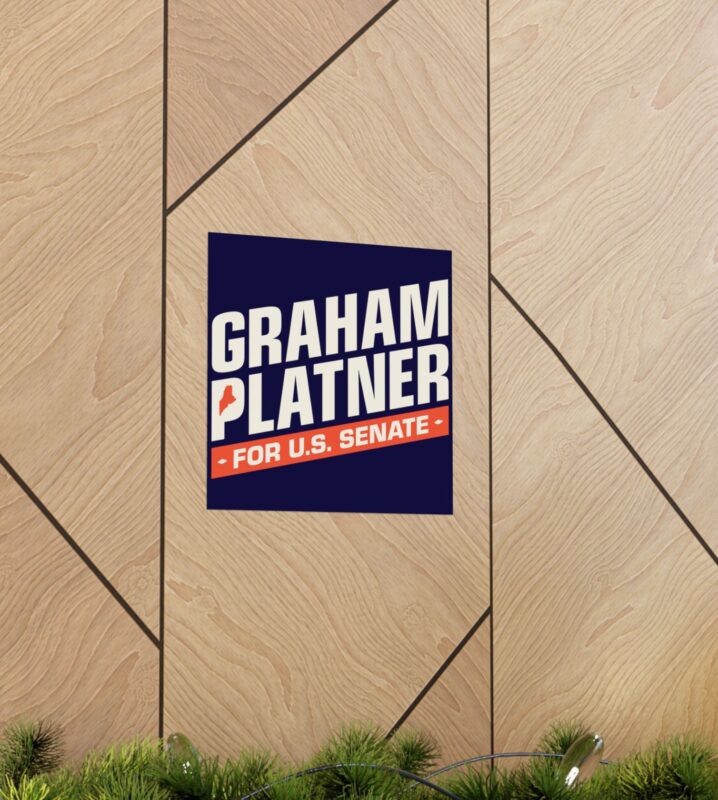 Graham Platner for Senate Posters