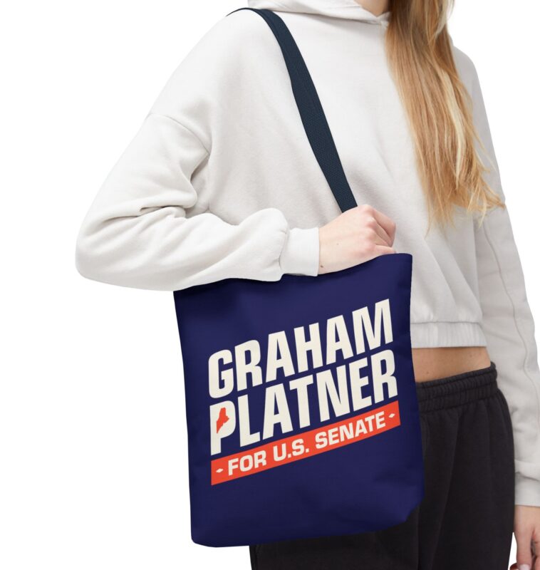 Graham Platner for Senate Tote Bag