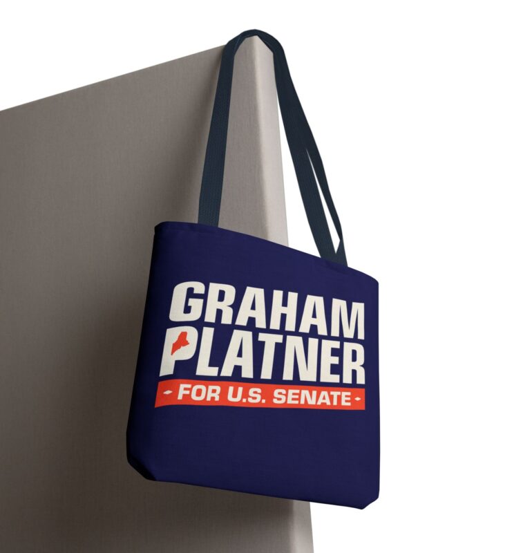 Graham Platner for Senate Tote Bag