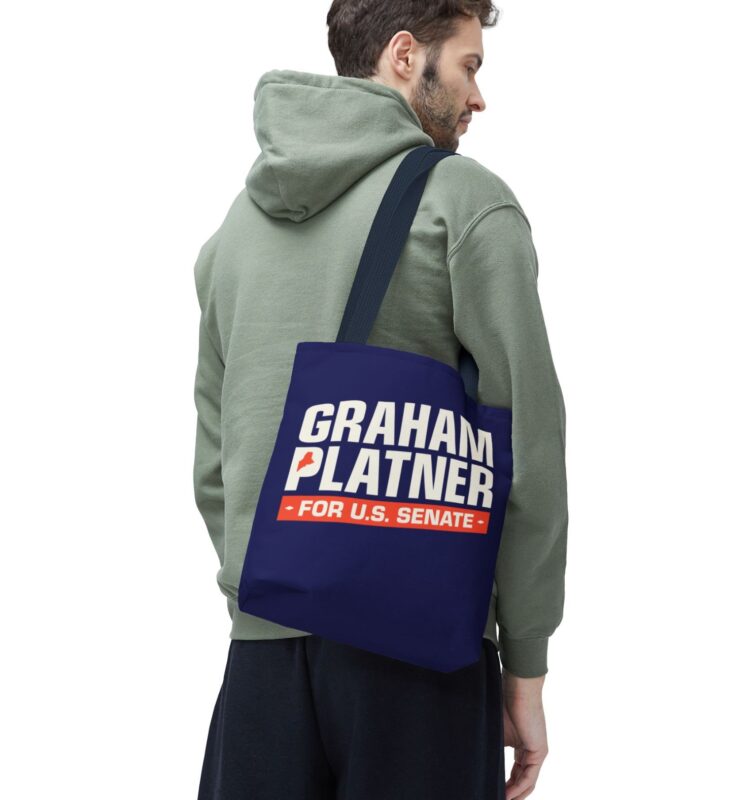 Graham Platner for Senate Tote Bag
