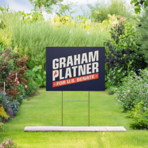 Graham Platner for Senate Yard Sign
