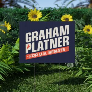 Graham Platner for Senate Yard Sign